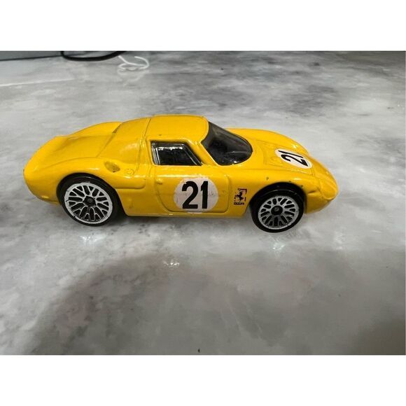 Hot Wheels Ferrari 250 Yellow Scale 1:64 Die cast Model Car - Picture 1 of 5